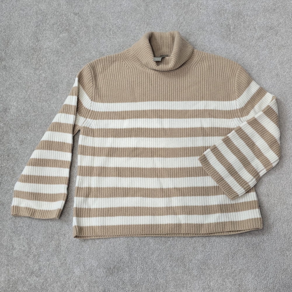 NWT J.Crew Long Sleeve Striped Turtleneck Seeater Size XS